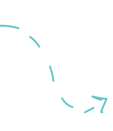 Dashed arrow graphic