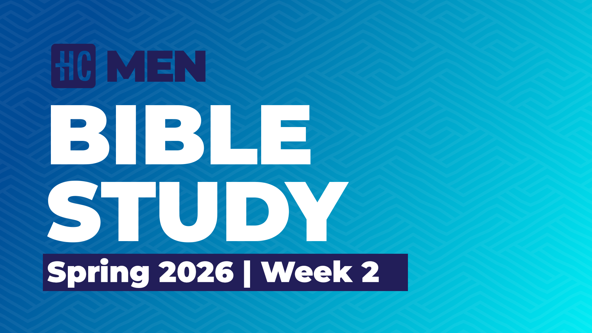 Men's Bible Study | Spring 2026 | Week 2 (Audio Only)